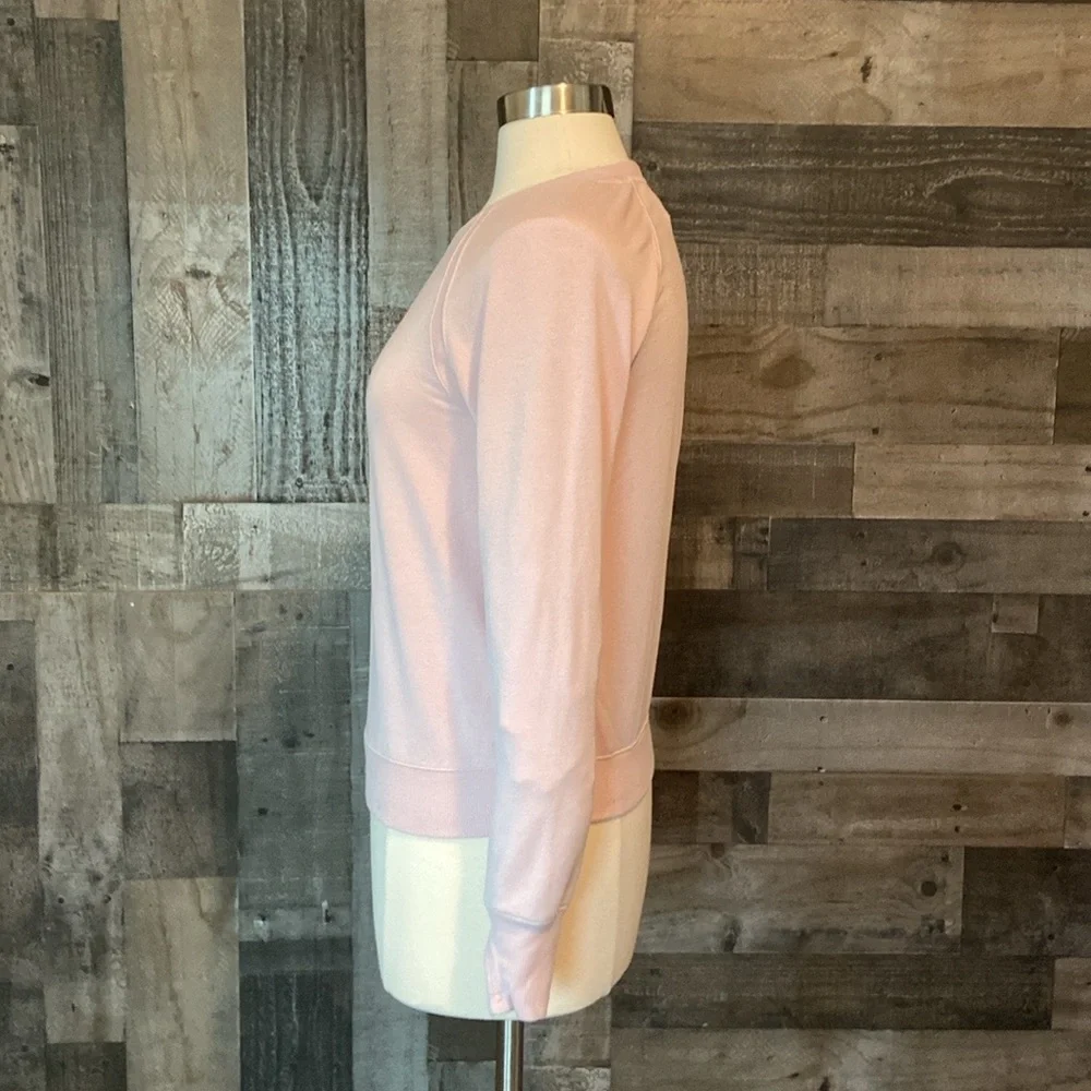 Athleta Girl pink sweater girls large angelic Softgirl activewear workout gym